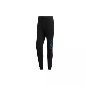 Adidas Neo с принтом повседневные спортивные брюки мужские черные GM2336 XXXL