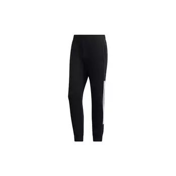 Adidas Neo Slim-Fit полосатые спортивные брюки мужские черные GL7193 S