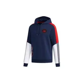 Adidas Neo SW HD Star Wars Logo Спортивный пуловер с капюшоном Мужская толстовка с капюшоном Темно-синяя EI4544 S