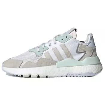 Adidas Nite Jogger Aero Blue Женские кроссовки White Footwear-White Ice-Mint EG9197