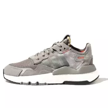 Adidas Nite Jogger J Grey Cloud White Детские кроссовки Grey-Three EE6490