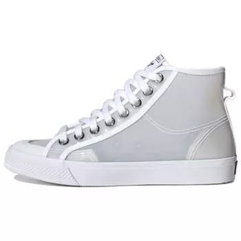 adidas Nizza High Translucent Tint — Женские кроссовки Cloud White Core-Black Silver-Metalic FW9940