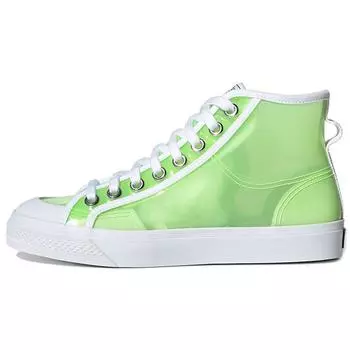 adidas Nizza High Translucent Tint — Женские кроссовки Signal Green Cloud-White Core-Black FW9942