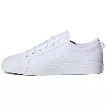 Adidas Nizza Trefoil Белые женские кроссовки EF1879