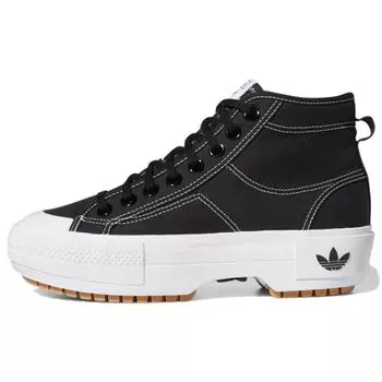 Adidas Nizza Trek Black White Женские кроссовки Core-Black Cloud-White Gum GZ8857 36