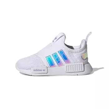 adidas NMD 360 I White Iridescent Детские кроссовки Cloud-White Light-Purple Clear-Pink GX3320 25