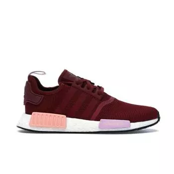 adidas NMD_R1 Collegiate Burgundy Женские кроссовки красные прозрачно-оранжевые B37646