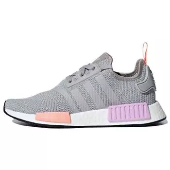 adidas NMD_R1 Light Granite Женские кроссовки Серые прозрачно-оранжевые B37647