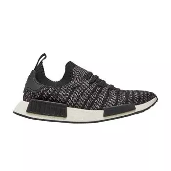 adidas NMD_R1 STLT Primeknit Black Pink Женские кроссовки Core-Black Grey B37636