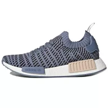 adidas NMD_R1 STLT Primeknit Steel Женские кроссовки Blue Ash-Pearl Running-White CQ2029