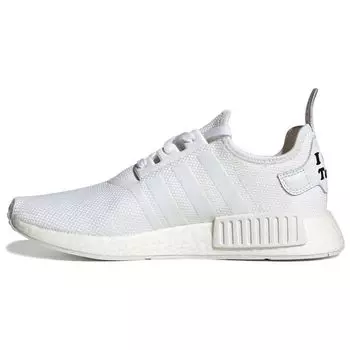 adidas NMD_R1 Tokyo — белые кроссовки унисекс, обувь — White Scarlet Core, чёрный H67745