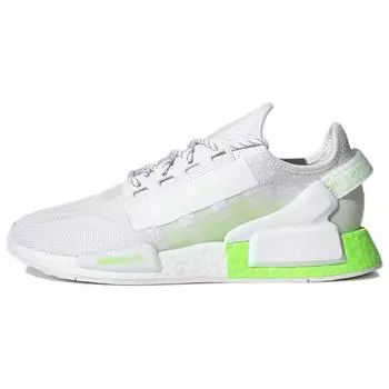 Adidas NMD R1 V2 White Signal Green Мужские кроссовки Footwear-White GX4985 36
