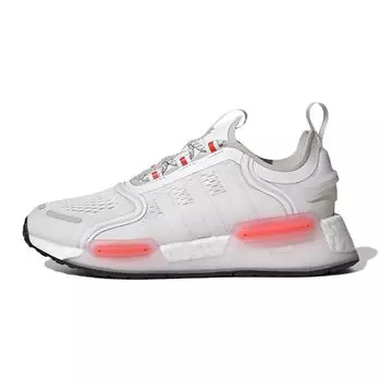 Adidas NMD_R1 V3 J White Solar Red Детские кроссовки Cloud-White GX2034