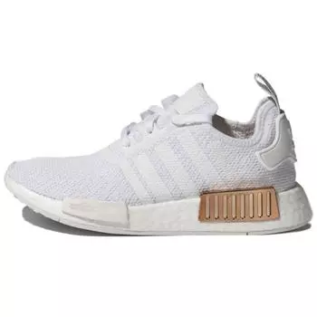 adidas NMD_R1 White Copper Metallic Женские кроссовки Cloud-White FV1788