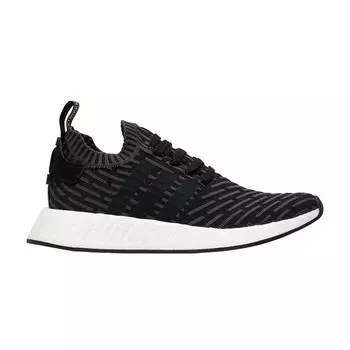 Adidas NMD_R2 PK Черные розовые женские кроссовки Utility-Black Core-Black Running-White BA7239