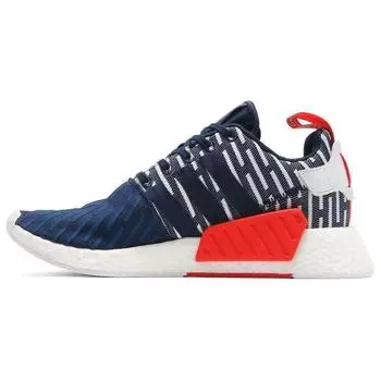 Adidas NMD_R2 PK Collegiate Navy Мужские кроссовки Blue Footwear-White BB2952