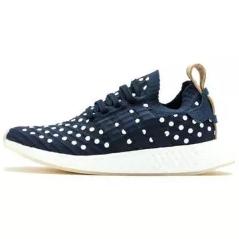 adidas NMD_R2 PK Collegiate Navy Женские кроссовки Blue Footwear-White BA7560