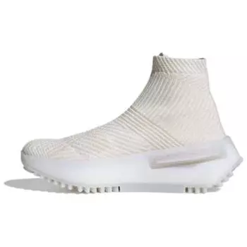 adidas NMD_S1 Sock Off White Женские кроссовки Cream Cloud-White Core-White ID4266