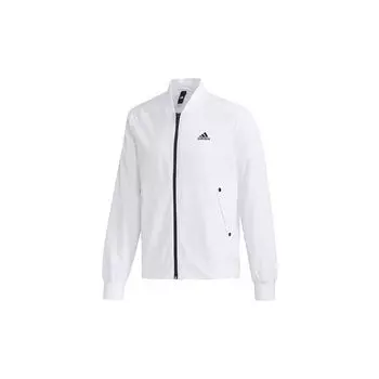 Adidas O2 JKT 3S Повседневная спортивная куртка Мужская Верхняя одежда Белый EH3774 L