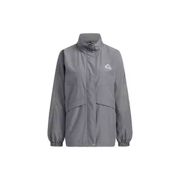 Adidas однотонная повседневная куртка с логотипом, женские куртки серого цвета IA5248 XXL