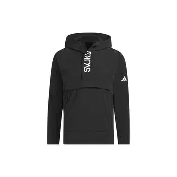 Adidas однотонная приталенная куртка с длинным рукавом и капюшоном, мужские куртки, черная HY0958 S