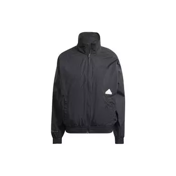 Adidas однотонная спортивная куртка с длинным рукавом на молнии женские куртки черного цвета HG4359 S