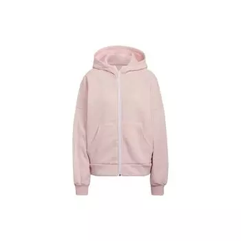Adidas Однотонная спортивная куртка с капюшоном женская верхняя одежда розового цвета HE4156 M