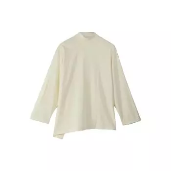 Adidas однотонная свободная асимметричная повседневная футболка с длинным рукавом женская белая IA3134 XS