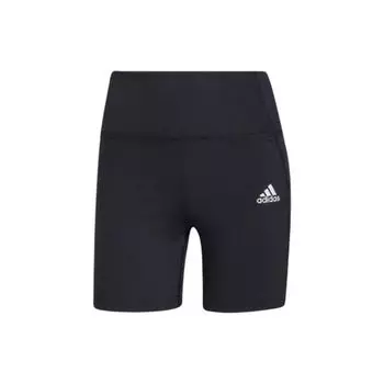 Adidas Однотонные быстросохнущие обтягивающие тренировочные шорты женские шорты черные HE9263 2XL