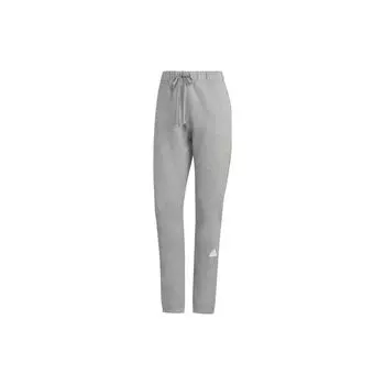 Adidas однотонные повседневные спортивные штаны с буквенным принтом для женщин, серые HG4363 M
