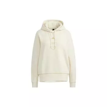 Adidas однотонный пуловер с капюшоном и длинными рукавами, женские топы Off-White HG1823 L