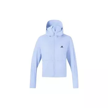 Adidas Охлаждающая легкая куртка-маска со свободными полями, женские куртки Blueberry-Ice IT2488 M