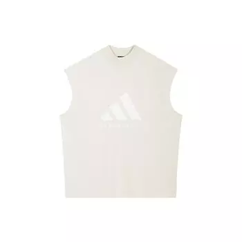 Adidas Оригинальная глава 02 Винтажная баскетбольная майка с логотипом и принтом унисекс-топы цвета алюмо-земля-коричневый IK0004 XXL