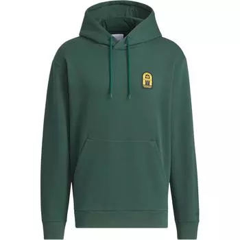 Adidas Оригинальная графическая толстовка с капюшоном, удобная толстовка для мужчин, минеральный зеленый цвет JD3245 S