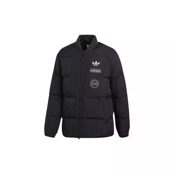Adidas Оригинальная графическая ветровка JKT, утепленная куртка для мужчин, верхняя одежда, черный цвет DP8555 M