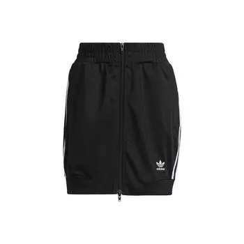 Adidas Оригинальная спортивная удобная повседневная юбка с логотипом бренда Jeremy Scott, женские юбки черного цвета HL6477 XXS