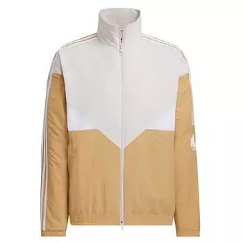 Adidas Оригинальная SS25 Удобная Легкая Свободная Спортивная Куртка Унисекс Куртка Фосфорно-Коричневая KC3118 S