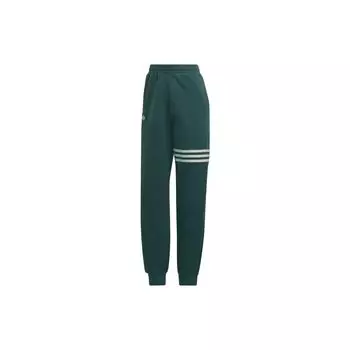 Adidas Оригинальные спортивные брюки Adicolor Neoclassics с вышитым логотипом бренда и манжетами, мужские брюки зеленого цвета HS6773 S