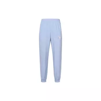 Adidas Оригинальные спортивные штаны Sakura Limited Edition с логотипом, буквенным принтом, полосками по бокам, с манжетами, женские плавки, светло-голубые IP3749 S