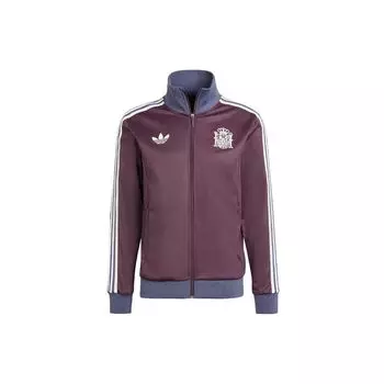 Adidas Оригинальный спортивный топ Beckenbauer, испанский футбол, повседневная культурная куртка, мужские топы, бордовый IU2136 XXL
