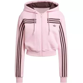 Adidas Originals 70-е Кэжуал Универсальная Мода Удобная Короткая Куртка Женская Куртка Розовая JN7665 L