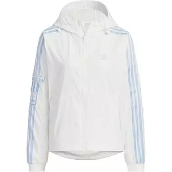 Adidas Originals Adibreak Ветровка с боковыми кнопками и капюшоном Женские куртки Ярко-белые JI7474 L