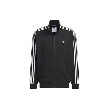 Adidas Originals Adicolor Series Свободная куртка с длинным рукавом Мужские топы Черный JG1514 XL