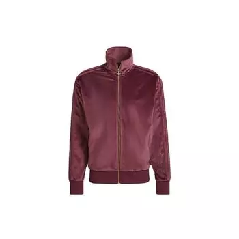 Adidas Originals Adicolor Велюровая спортивная куртка Мужская Верхняя одежда Красный H11376 S