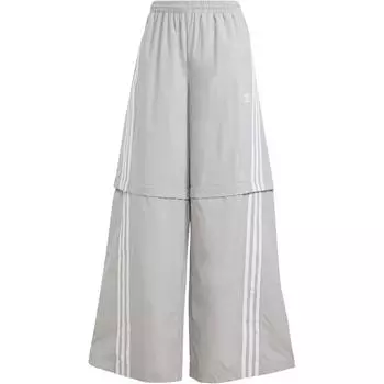 Adidas Оригинальные брюки Adilenium 2 Track Bottoms свободного кроя со съемными повседневными штанами, женские брюки светло-серого цвета JM9256 M