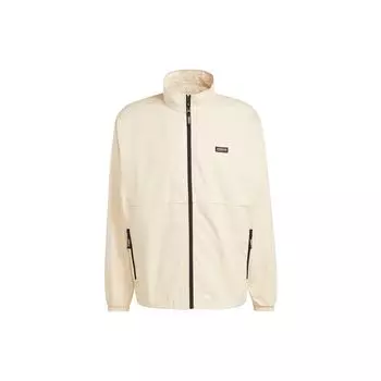 Adidas Originals Adventure Nature Awakening однотонная куртка с логотипом и воротником-стойкой на молнии, мужская верхняя одежда Rock-Layer Sandstorm HR3505 L