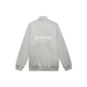 Adidas Originals Basketball Chapter 1 Спортивная куртка с однотонным логотипом Куртка унисекс Серая HN9269 XXS