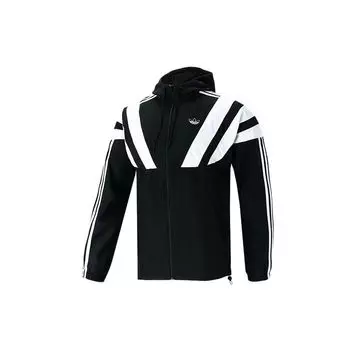 Adidas Originals Blnt 96 Wb Full Zip Повседневная спортивная куртка с капюшоном Мужские куртки черные EE2344 XL