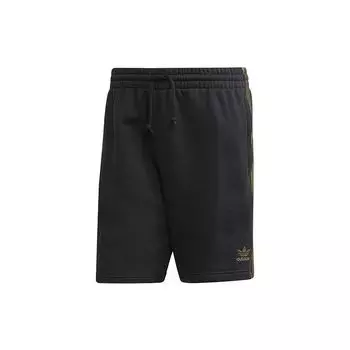 Adidas Originals Camo Stripe Повседневные спортивные шорты Мужские брюки Черные FM3364 XS