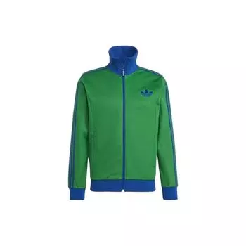 Adidas Originals Classic трехполосная спортивная куртка с логотипом Мужские куртки зеленые IB3426 XXXL